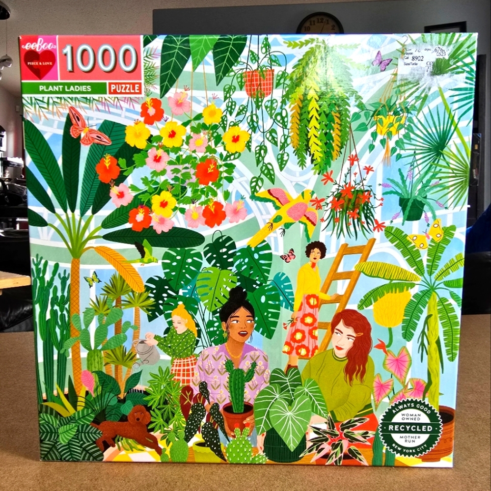 Eeboo Plant Ladies 1000 Piece Puzzle